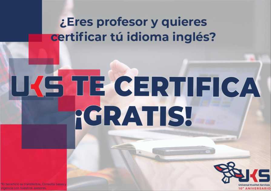 Certificación de inglés ¡Gratis!